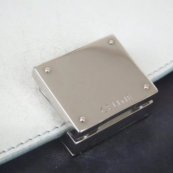 Authentic CELINE Trapeze 2WAY Handbag leather [Used] - Picture 13 of 14